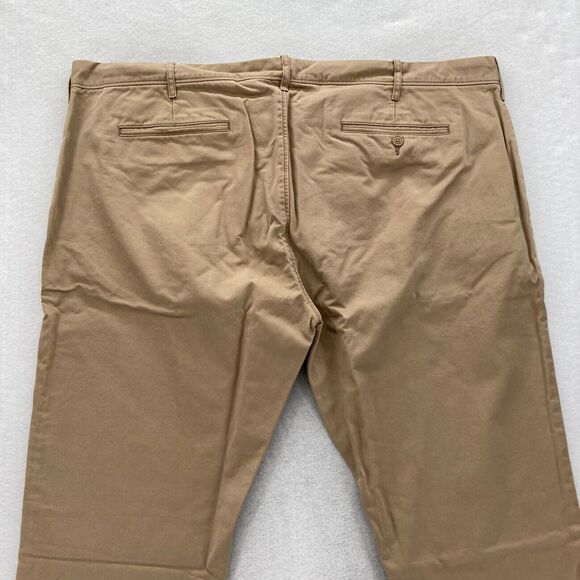 J.Crew 484 Chino Pants Mens 44x34 Slim Straight Leg Khaki Beige Preppy Casual - Picture 12 of 14